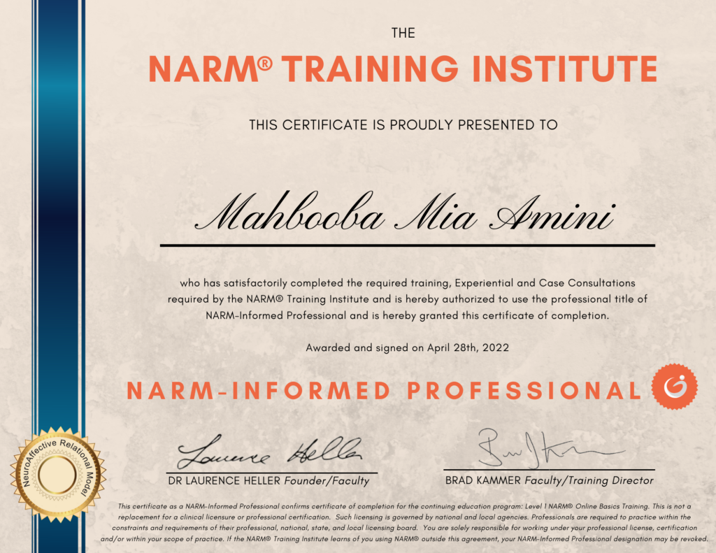 Trauma Informed Psychotherapist