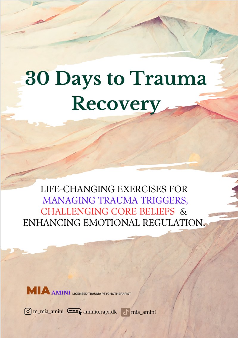 Cover of the 30 Day Trauma Workbook by Mia Amini